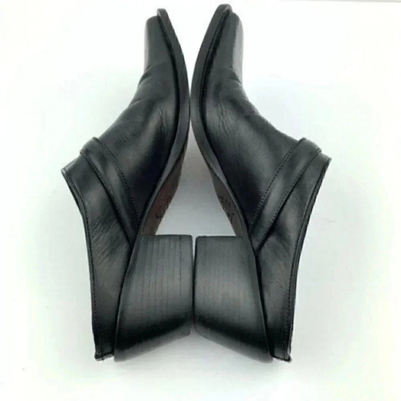 Charlie 1 horse mules 6 36.5 black leather holster western clogs - Picture 2 of 8